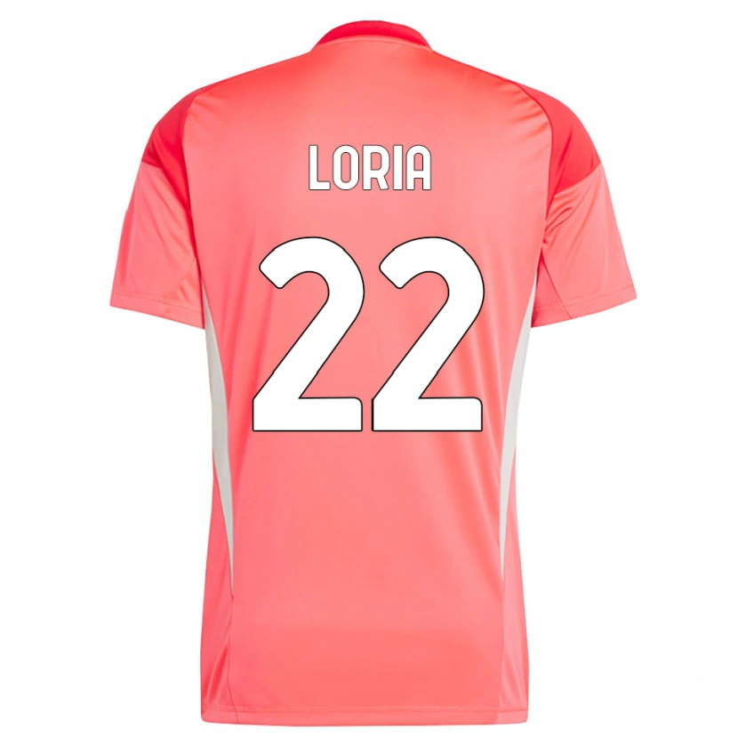 Danxen Bambino Leonardo Loria #22 Maglia Gara Portiere Rosso Bianco 2025/26 Maglietta