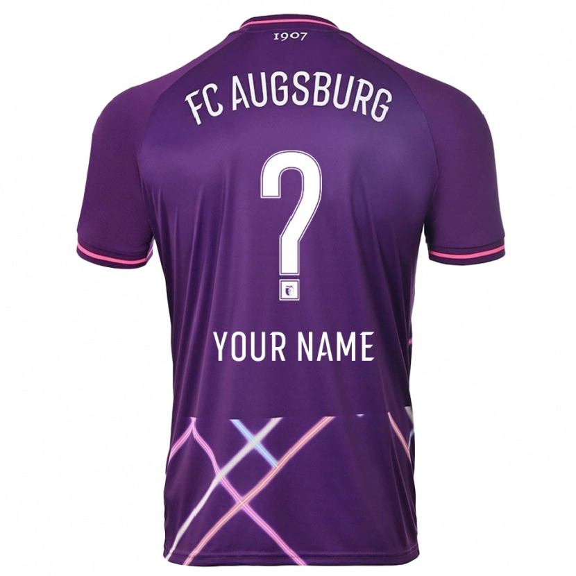 Danxen Bambino FC Augsburg Maglia Gara Portiere Viola Rosa 2025/26 Maglietta