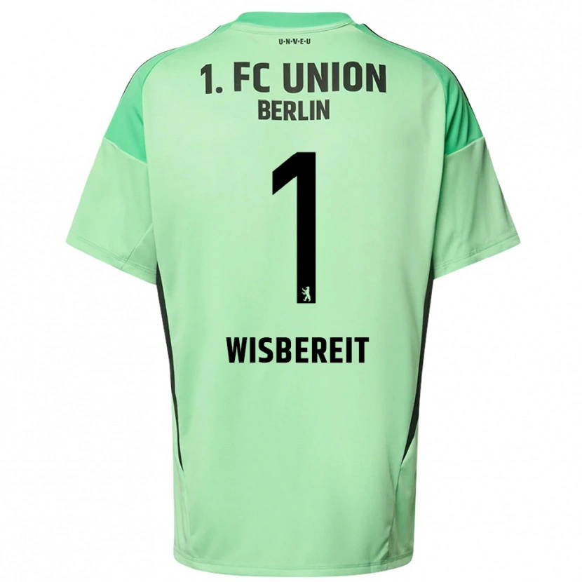 Danxen Bambino Tom Wisbereit #1 Maglia Gara Portiere Verde Chiaro Nero 2025/26 Maglietta