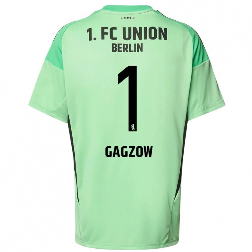 Danxen Bambino Fritz Gagzow #1 Maglia Gara Portiere Verde Chiaro Nero 2025/26 Maglietta