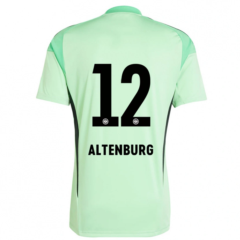 Danxen Bambino Lina Altenburg #12 Maglia Gara Portiere Verde Chiaro Nero 2025/26 Maglietta