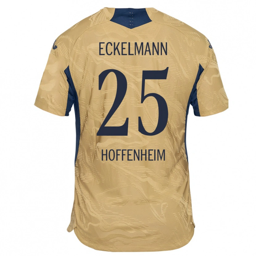 Danxen Bambino Henri Eckelmann #25 Maglia Gara Portiere Tan Nero 2025/26 Maglietta