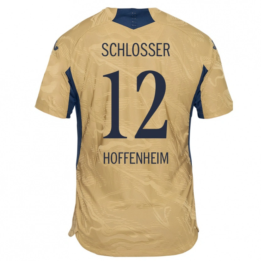 Danxen Bambino Nils Schlosser #12 Maglia Gara Portiere Tan Nero 2025/26 Maglietta