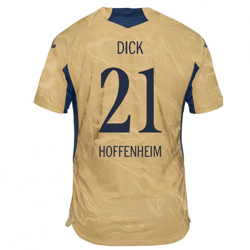 Danxen Bambino Laura Dick #21 Maglia Gara Portiere Tan Nero 2025/26 Maglietta