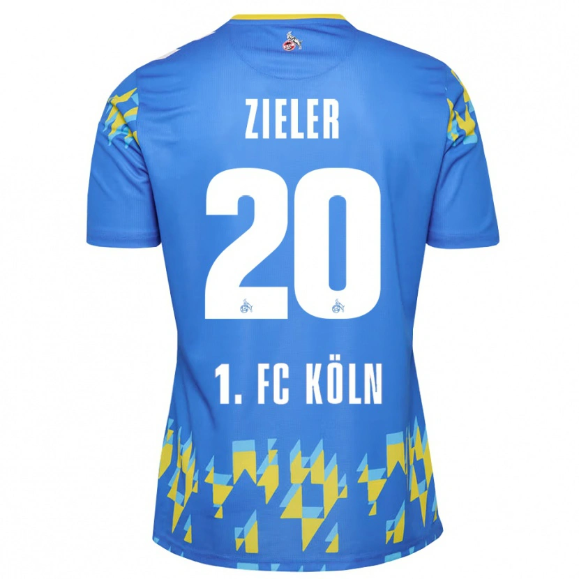 Danxen Bambino Ron-Robert Zieler #20 Maglia Gara Portiere Blu Fiordaliso 2025/26 Maglietta