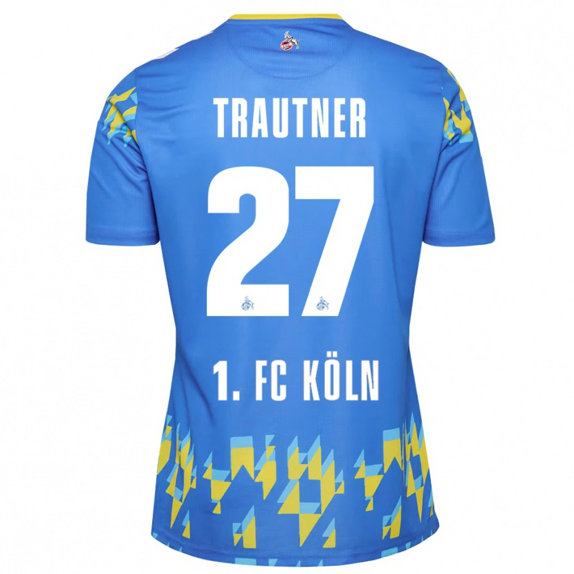 Danxen Bambino Tobias Trautner #27 Maglia Gara Portiere Blu Fiordaliso 2025/26 Maglietta