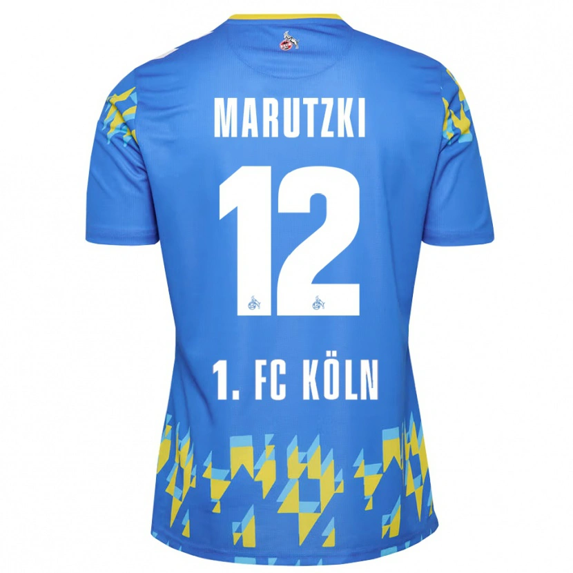 Danxen Bambino Mikolaj Marutzki #12 Maglia Gara Portiere Blu Fiordaliso 2025/26 Maglietta