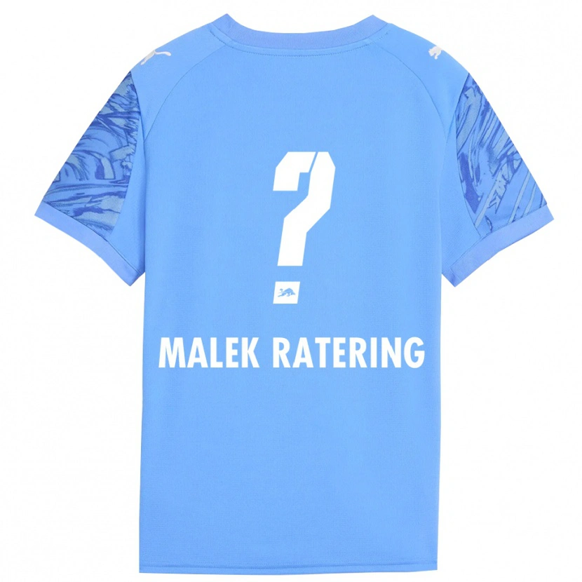 Danxen Bambino Jakob Malek Ratering #0 Maglia Gara Portiere Blu Reale Rosso 2025/26 Maglietta
