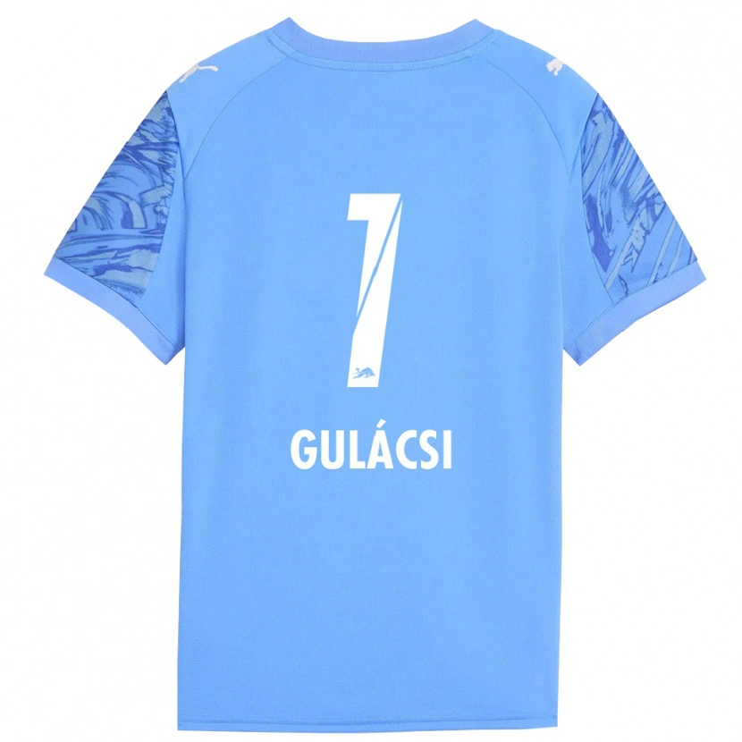 Danxen Bambino Péter Gulácsi #1 Maglia Gara Portiere Blu Reale Rosso 2025/26 Maglietta