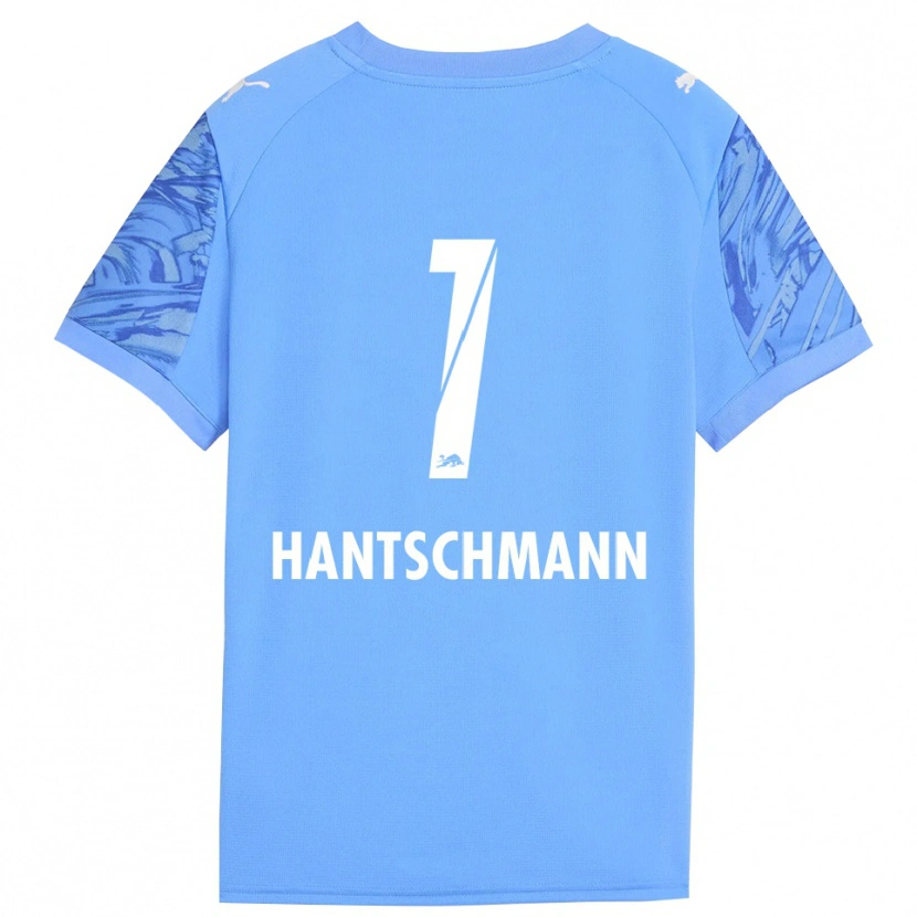 Danxen Bambino Franz Hantschmann #1 Maglia Gara Portiere Blu Reale Rosso 2025/26 Maglietta