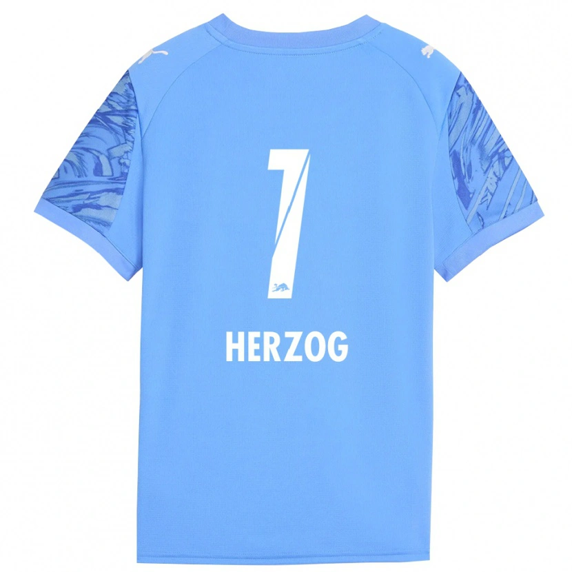 Danxen Bambino Elvira Herzog #1 Maglia Gara Portiere Blu Reale Rosso 2025/26 Maglietta
