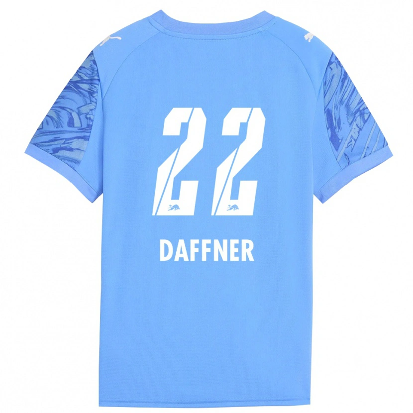 Danxen Bambino Felix Daffner #22 Maglia Gara Portiere Blu Reale Rosso 2025/26 Maglietta