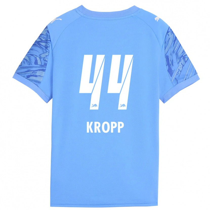 Danxen Bambino Mirja Kropp #44 Maglia Gara Portiere Blu Reale Rosso 2025/26 Maglietta