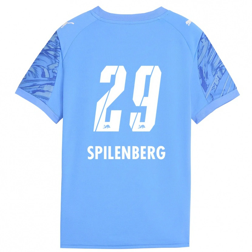 Danxen Bambino Maja Spilenberg #29 Maglia Gara Portiere Blu Reale Rosso 2025/26 Maglietta