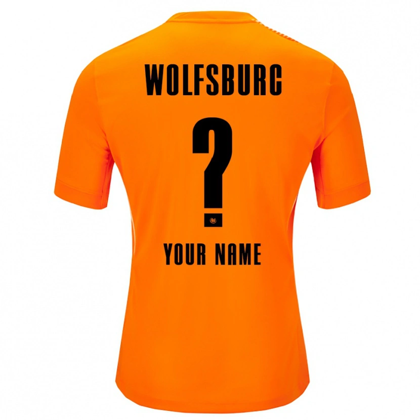 Danxen Bambino VfL Wolfsburg Maglia Gara Portiere Rosso Nero 2025/26 Maglietta