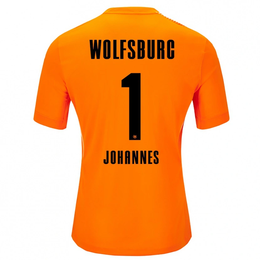 Danxen Bambino Stina Johannes #1 Maglia Gara Portiere Rosso Nero 2025/26 Maglietta