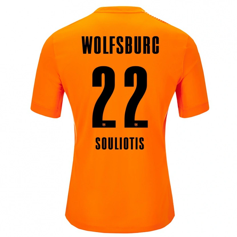 Danxen Bambino Spyridon Souliotis #22 Maglia Gara Portiere Rosso Nero 2025/26 Maglietta