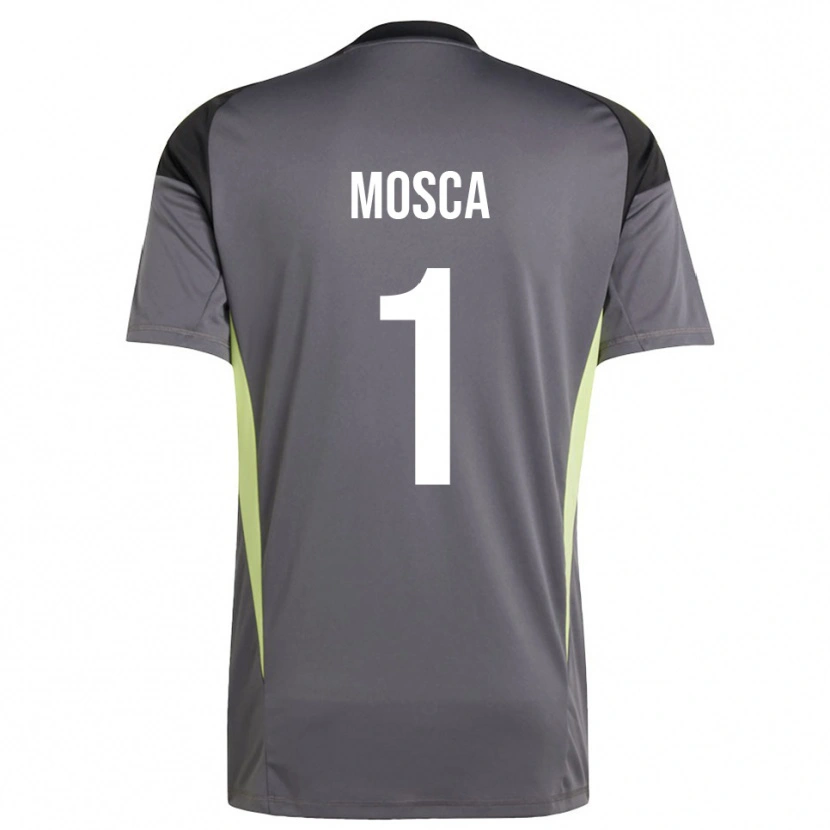 Danxen Bambino Lorenzo Mosca #1 Maglia Gara Portiere Grigio Scuro 2025/26 Maglietta