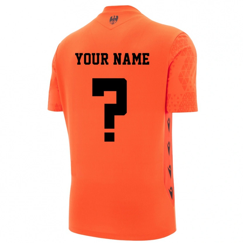 Danxen Bambino UC Sampdoria Maglia Gara Portiere Arancio Scuro Nero 2025/26 Maglietta
