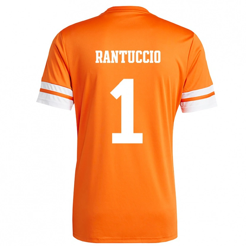 Danxen Bambino Carmelo Rantuccio #1 Maglia Gara Portiere Arancio Bianco 2025/26 Maglietta