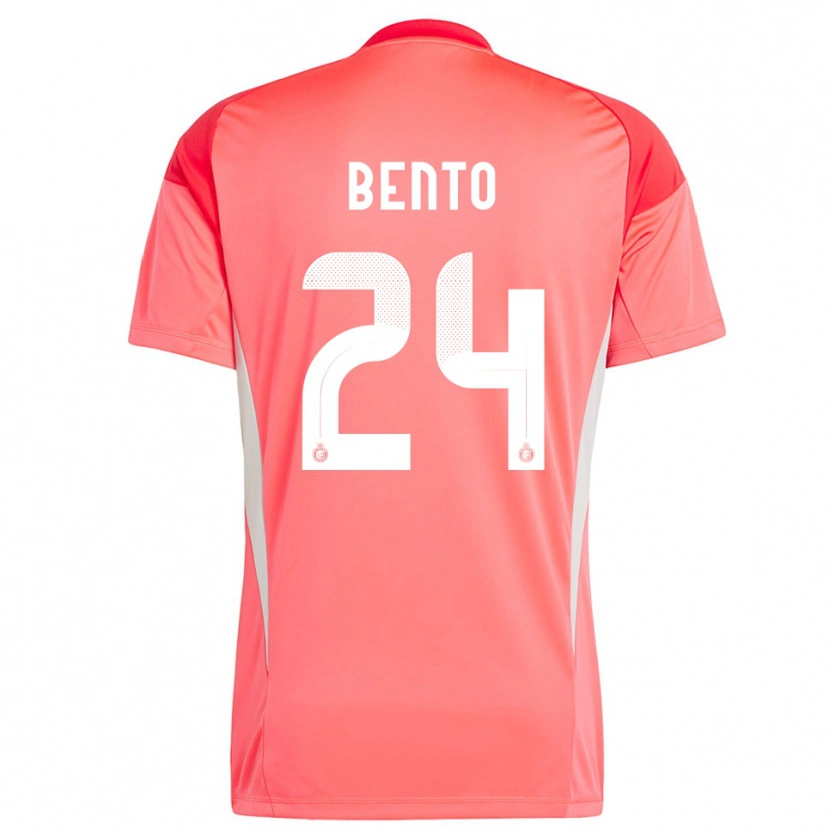 Danxen Bambino Bento #24 Maglia Gara Portiere Arancio Rosso Giallo 2025/26 Maglietta