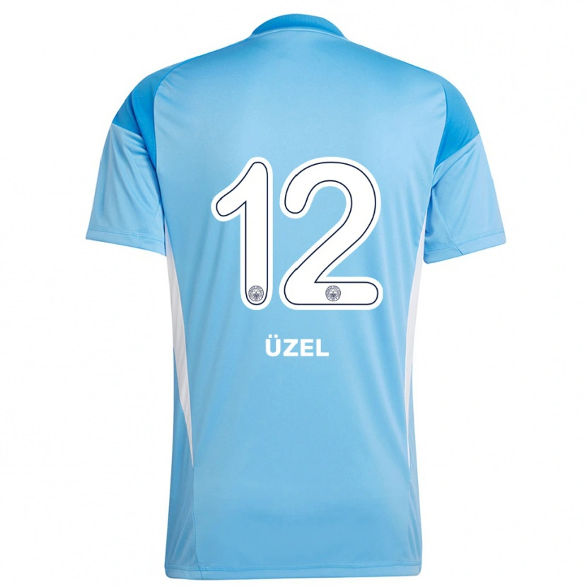 Danxen Bambino Nevzat Üzel #12 Maglia Gara Portiere Blu Royal Bianco 2025/26 Maglietta