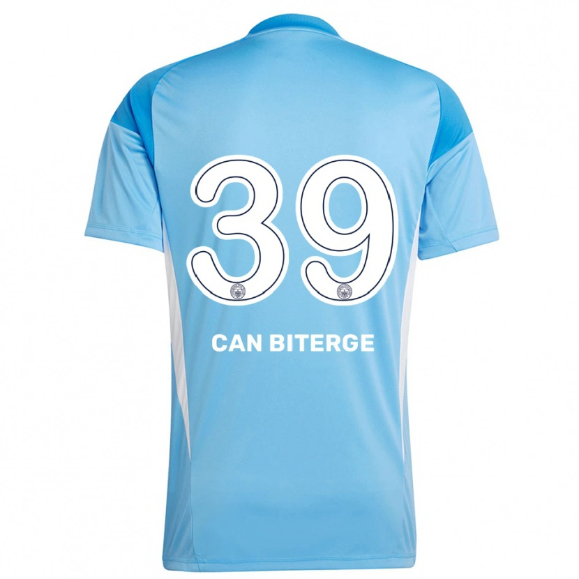 Danxen Bambino Engin Can Biterge #39 Maglia Gara Portiere Blu Royal Bianco 2025/26 Maglietta
