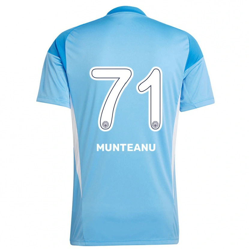 Danxen Bambino Natalia Munteanu #71 Maglia Gara Portiere Blu Royal Bianco 2025/26 Maglietta