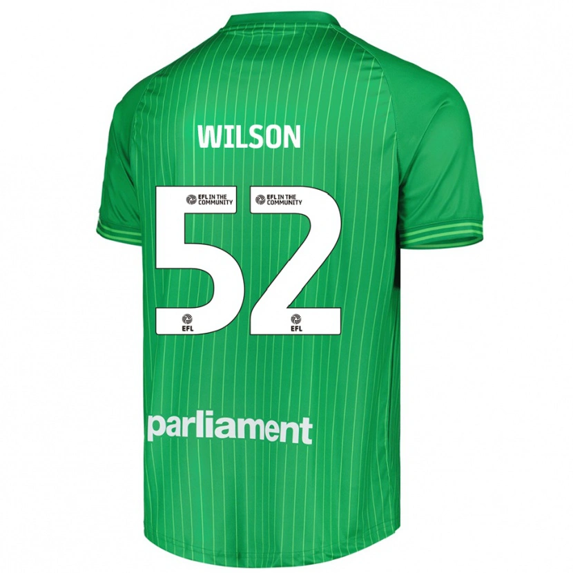 Danxen Bambino Aston Wilson #52 Maglia Gara Portiere Verde Lime 2025/26 Maglietta