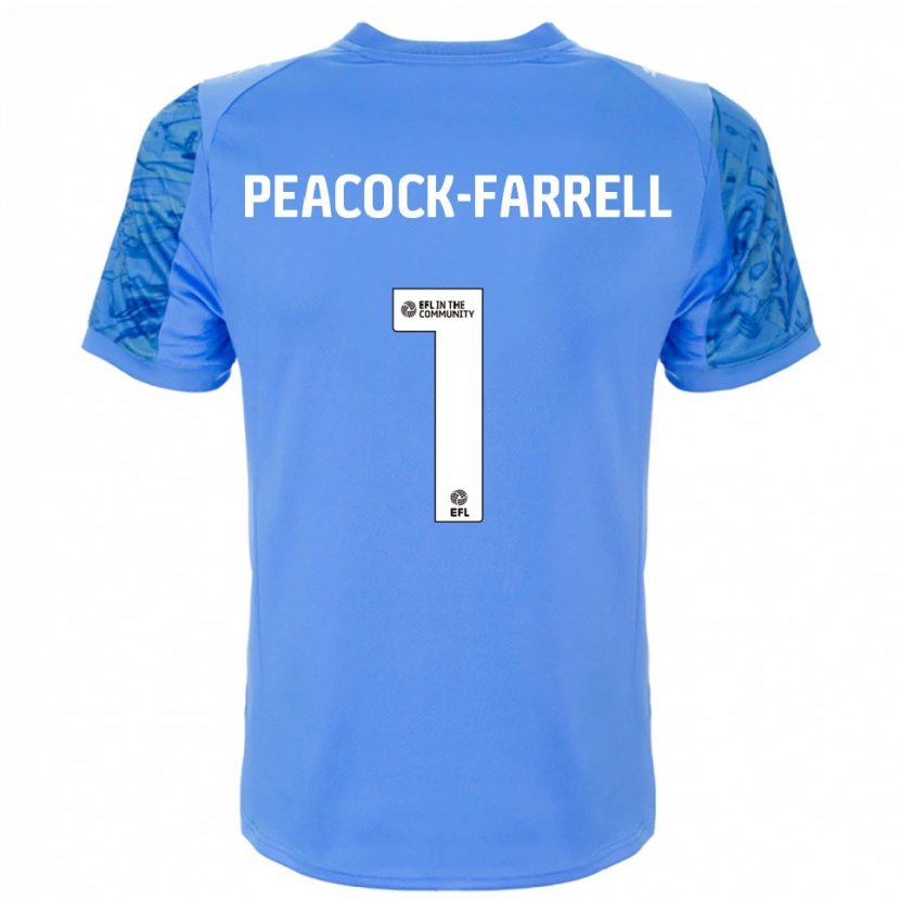 Danxen Bambino Bailey Peacock-Farrell #1 Maglia Gara Portiere Blu Dodger 2025/26 Maglietta