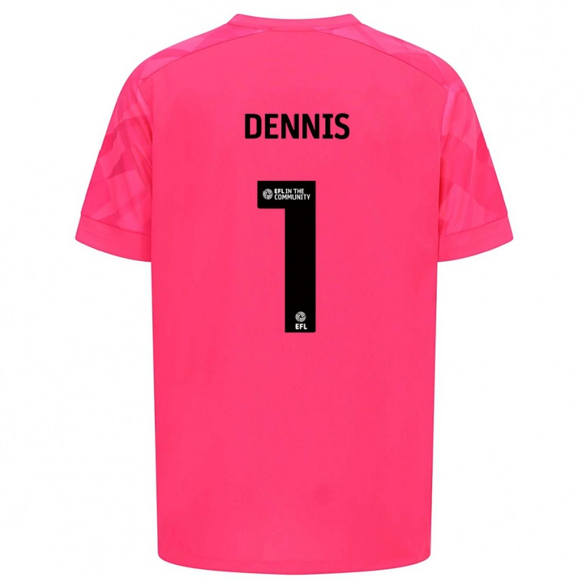 Danxen Bambino Jake Dennis #1 Maglia Gara Portiere Rosa Rosa 2025/26 Maglietta