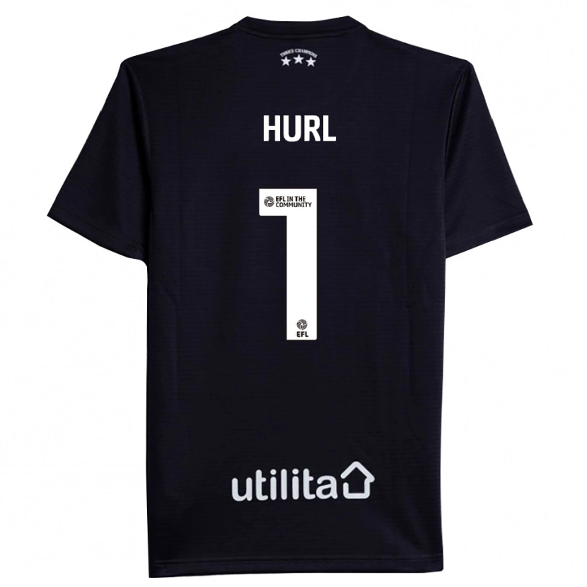 Danxen Bambino Francis Hurl #1 Maglia Gara Portiere Bianco Nero 2025/26 Maglietta