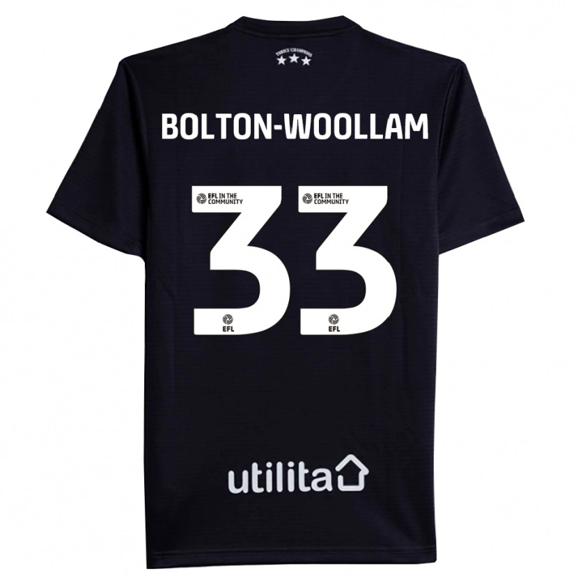 Danxen Bambino Kacey Bolton-Woollam #33 Maglia Gara Portiere Bianco Nero 2025/26 Maglietta