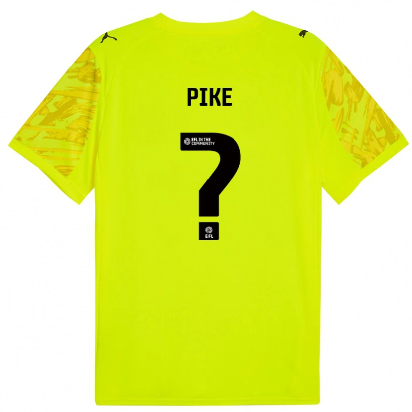 Danxen Bambino Ethan Pike #0 Maglia Gara Portiere Verde Fluorescente 2025/26 Maglietta
