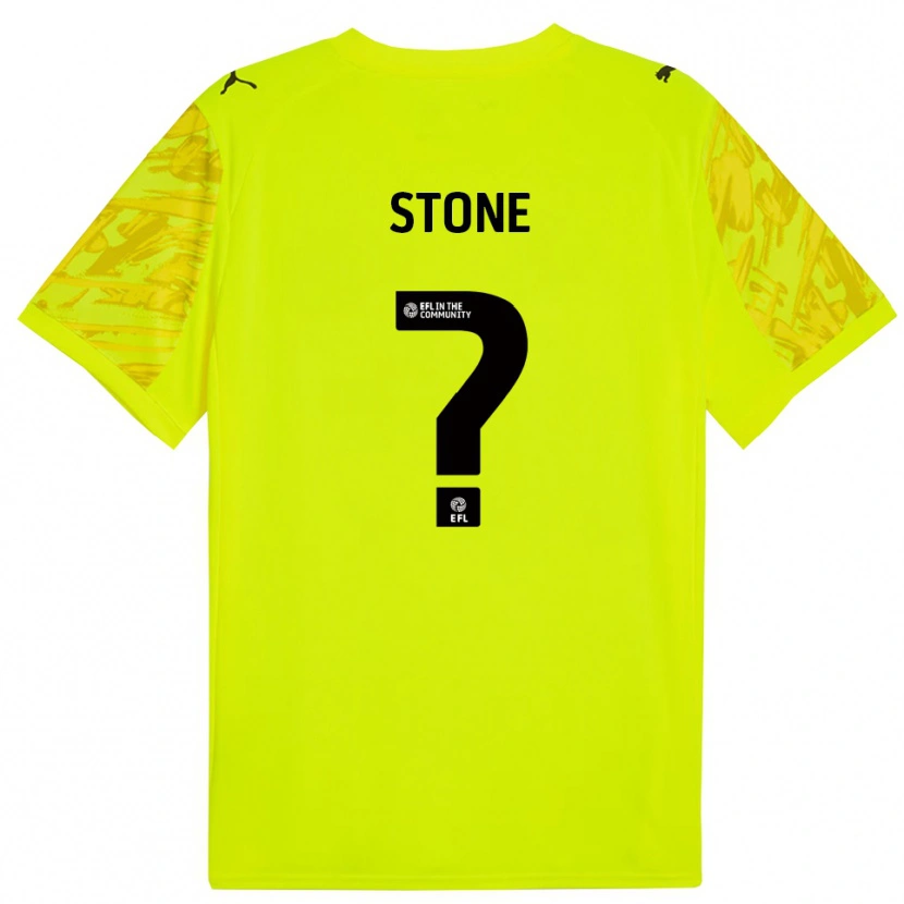Danxen Bambino Hannah Stone #0 Maglia Gara Portiere Verde Fluorescente 2025/26 Maglietta