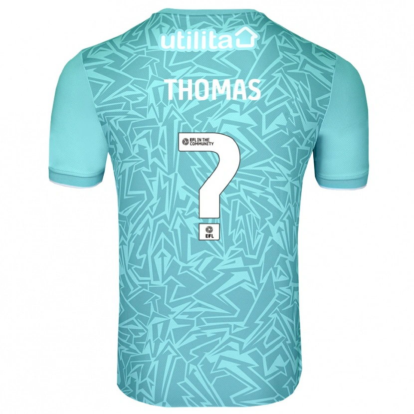 Danxen Bambino Lucas Thomas #0 Maglia Gara Portiere Azzurro 2025/26 Maglietta