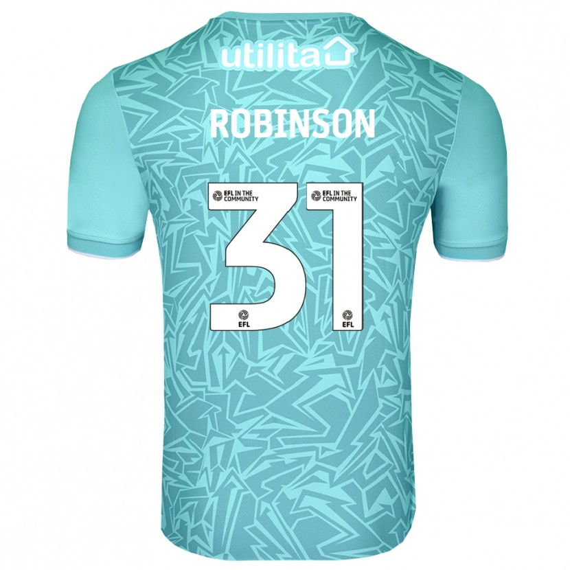 Danxen Bambino Leah Robinson #31 Maglia Gara Portiere Azzurro 2025/26 Maglietta