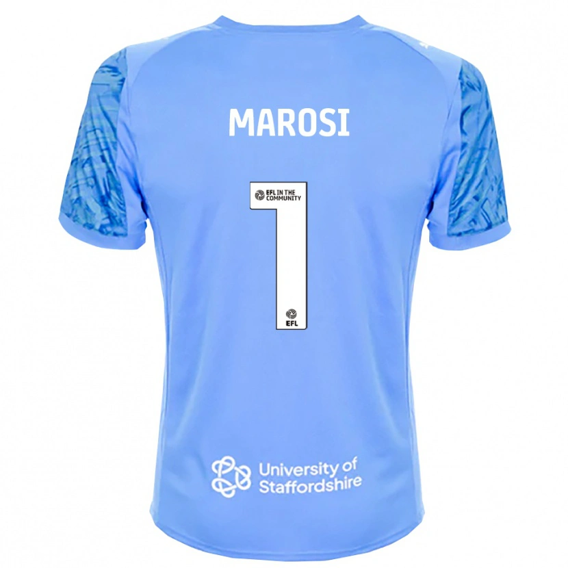 Danxen Bambino Marko Marosi #1 Maglia Gara Portiere Blu Reale 2025/26 Maglietta