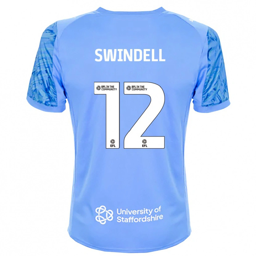 Danxen Bambino Chloe Swindell #12 Maglia Gara Portiere Blu Reale 2025/26 Maglietta