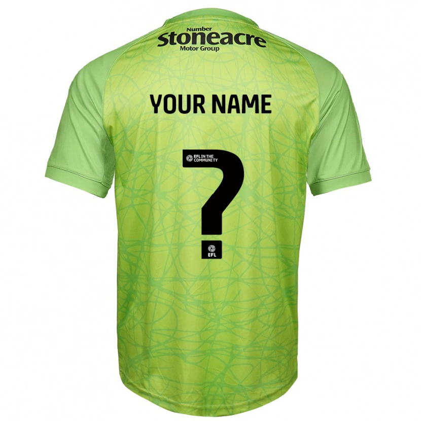 Danxen Bambino Doncaster Rovers Maglia Gara Portiere Verde Chiaro 2025/26 Maglietta