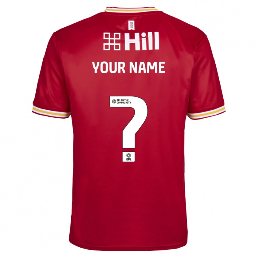 Danxen Bambino Cambridge United Maglia Gara Portiere Bianco Rosso 2025/26 Maglietta