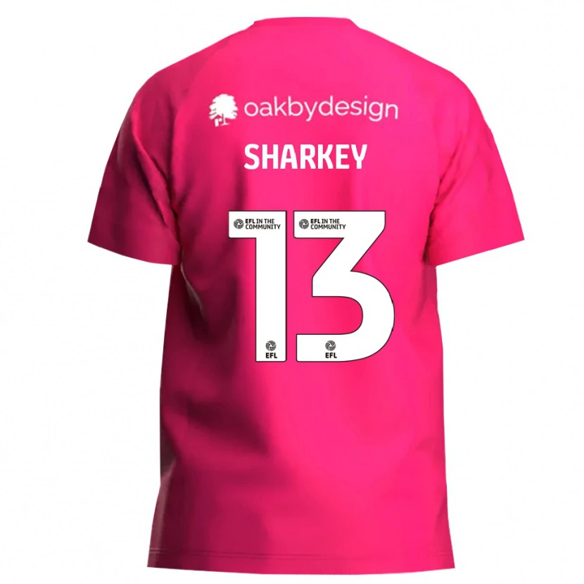 Danxen Bambino Toby Sharkey #13 Maglia Gara Portiere Magenta 2025/26 Maglietta