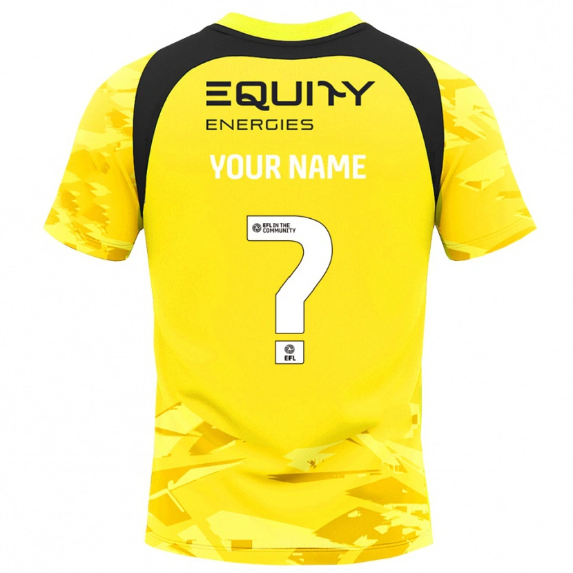Danxen Bambino Milton Keynes Dons Maglia Gara Portiere Giallo Chiaro Nero 2025/26 Maglietta