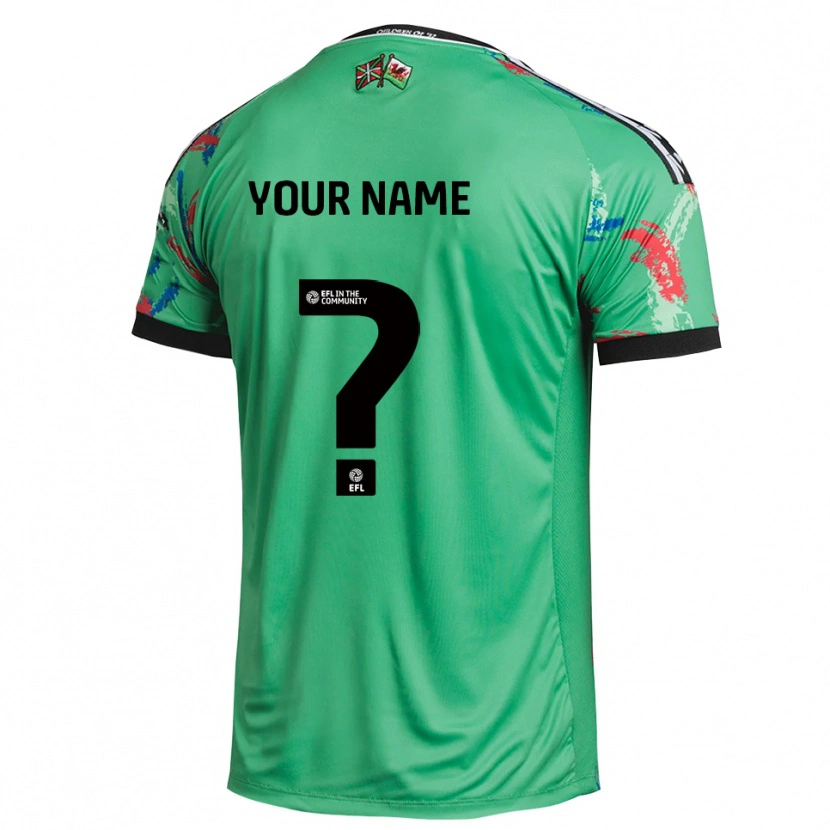 Danxen Bambino Newport County Maglia Gara Portiere Rosso Verde 2025/26 Maglietta
