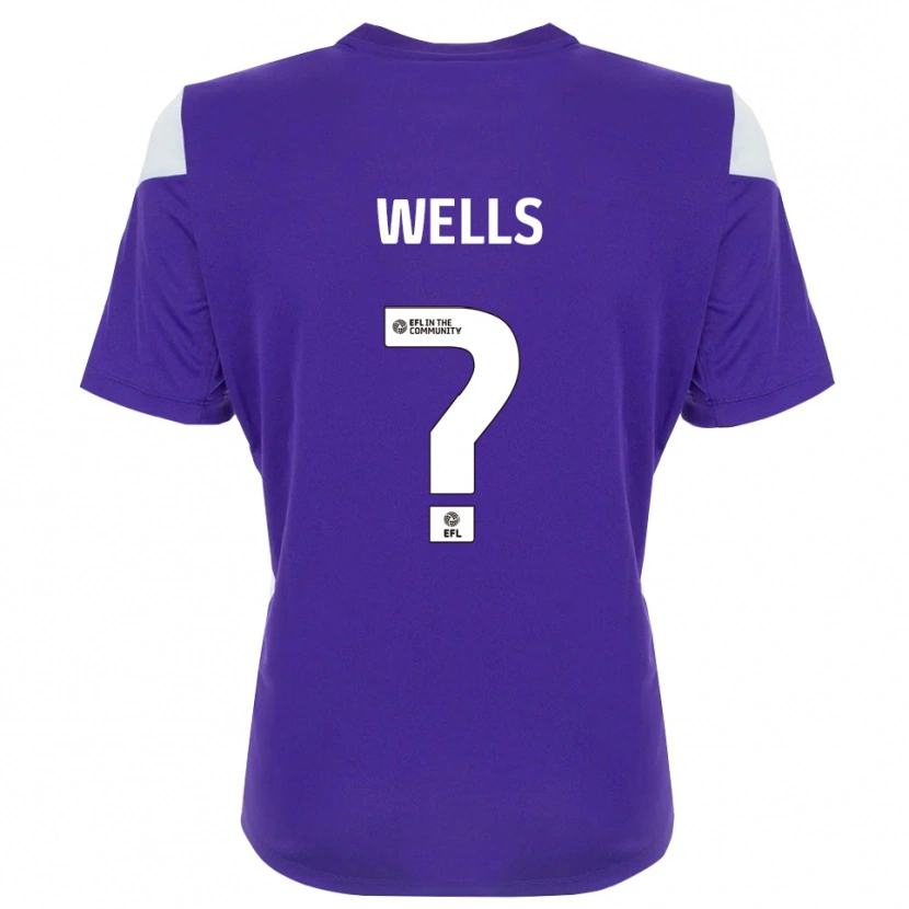 Danxen Bambino Liv Wells #0 Maglia Gara Portiere Bianco Viola 2025/26 Maglietta