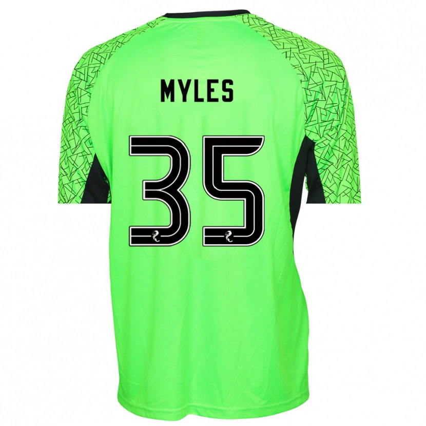 Danxen Bambino Evan Myles #35 Maglia Gara Portiere Verde Nero 2025/26 Maglietta