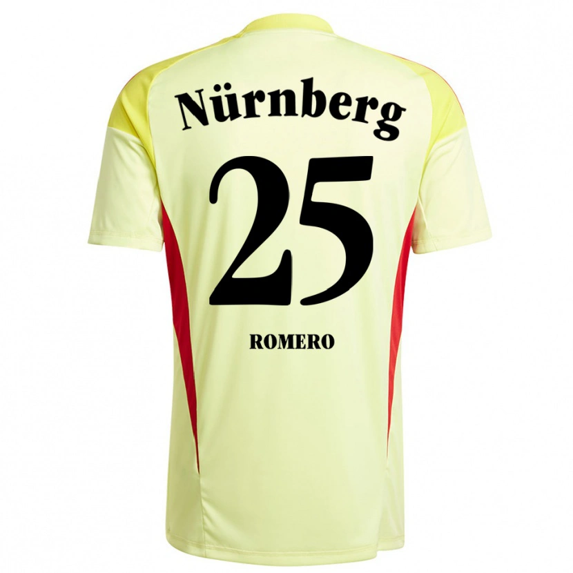 Danxen Bambino Lourdes Romero #25 Maglia Gara Portiere Giallo Nero 2025/26 Maglietta