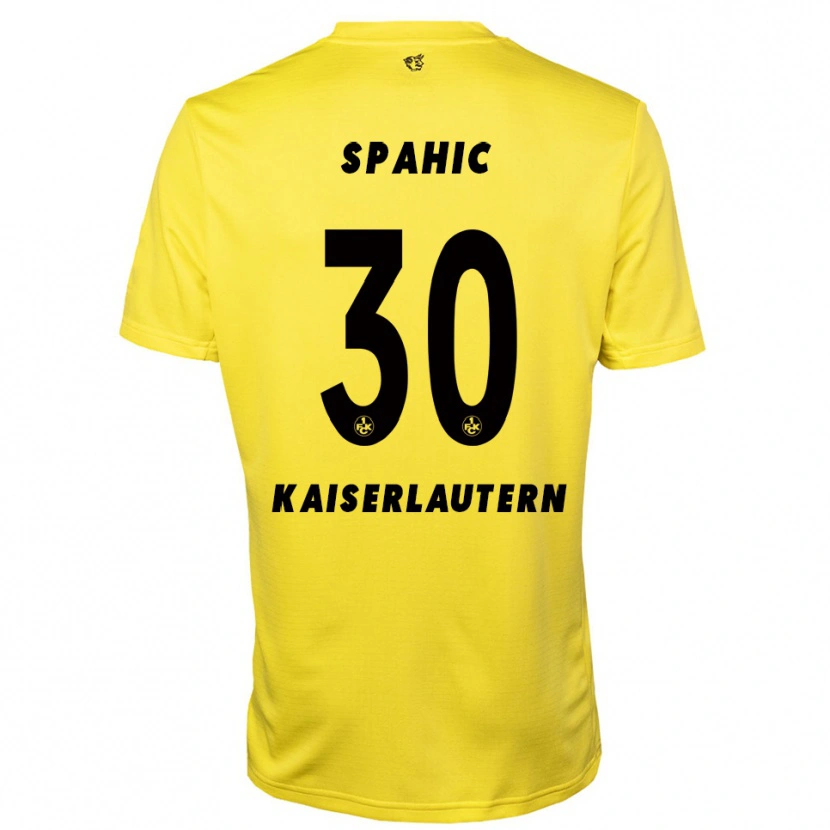 Danxen Bambino Avdo Spahic #30 Maglia Gara Portiere Giallo Nero 2025/26 Maglietta