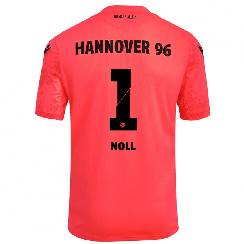 Danxen Bambino Nahuel Noll #1 Maglia Gara Portiere Nero Rosso 2025/26 Maglietta