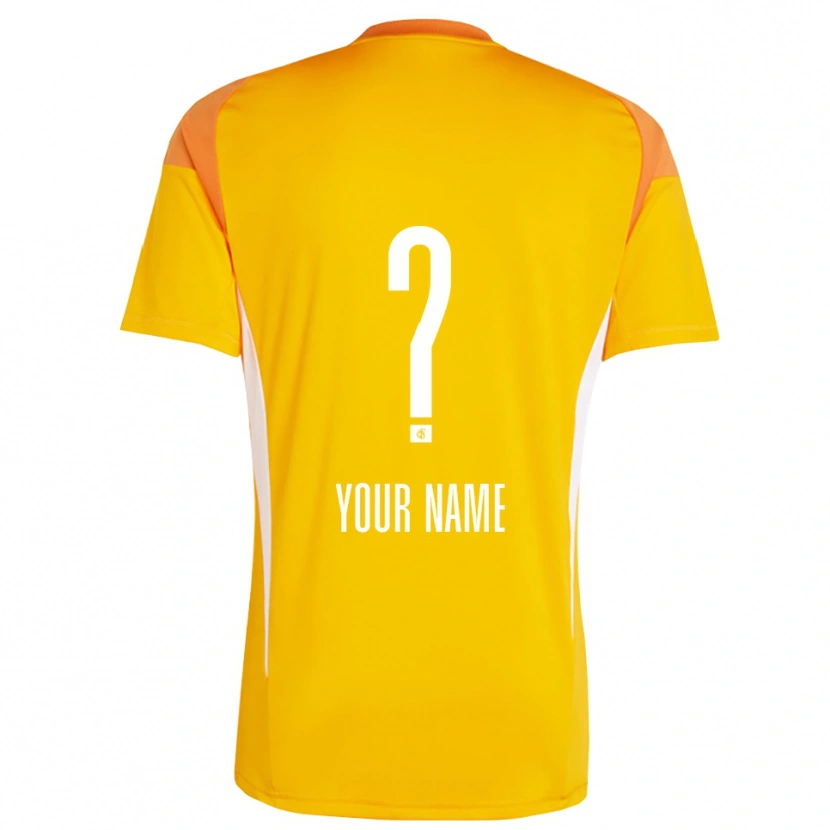 Danxen Bambino 1. FC Saarbrücken Maglia Gara Portiere Giallo Arancio 2025/26 Maglietta